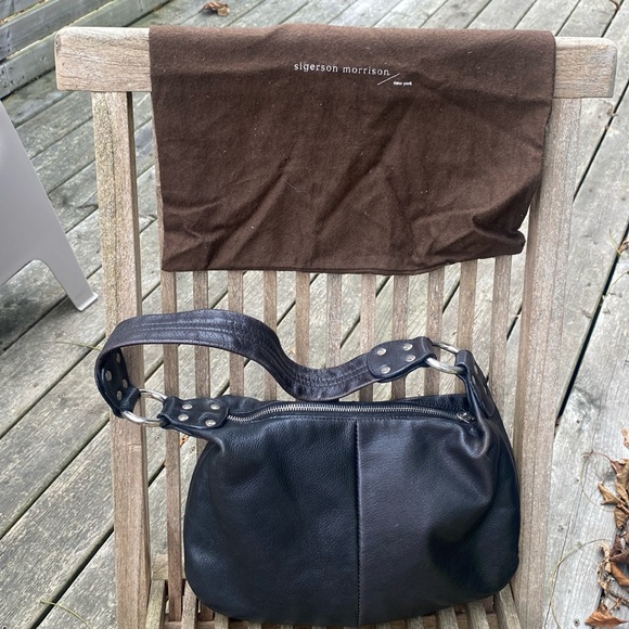 Sigersin Morrison Black Leather Bag - Picture 1 of 3